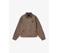 Allsaints Mens Allsaints Rothwell Cord-Collar Cotton Jacket Mire Brown 2XL