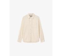 Allsaints Mens Allsaints Toya Check Long-Sleeve Cotton Shirt Sandstone Brow S