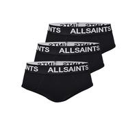 AllSaints Men's Briefs with Contour Pouch, Black, Small