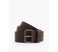 Allsaints Mens Brown Dunston Leather Belt 38