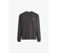 Allsaints Mens Shaded Grey Underground Graphic-print Cotton Sweatshirt M