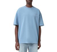 AllSaints Men's Underground Short Sleeve Crew, Bondi Blue, XL