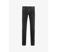 Allsaints Mens Washed Black Iggy Straight-leg Slim-fit Denim Jeans 30