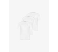 Allsaints Mens White Brace Logo-embroidered Pack of Three Cotton-jersey T-shirts Xl
