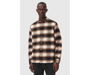AllSaints Mercy Ls Shirt Rusty Orange size XXL | Casual Shirts Outlet | Men | Brown XXL