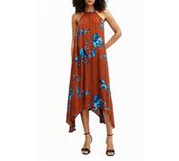 AllSaints Mysti Iona Dress Rust Red size 8 | Midi Dresses Outlet | Women | Brown 8