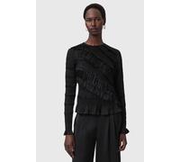 AllSaints Nyla Ls Top Black size 8 | Blouses Outlet | Women | Black 8