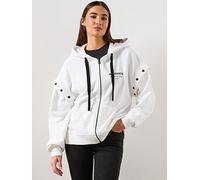 AllSaints Omnium Amphia Hoodie, White, Size S, Women White