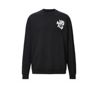 AllSaints Orlando Oversized Crew Neck Sweatshirt - Medium, Jet Black