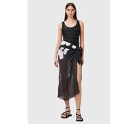 AllSaints Orlando Sarong Black/white size OS | Scarves Outlet | Women | Black OS