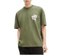 AllSaints Orlando Ss Crew Fleur Green size L | Print T-Shirts Outlet | Men | Green L