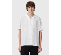 AllSaints Ouija Ss Shirt Ecru White size M | Casual Shirts Outlet | Men | Brown M