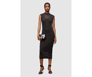 AllSaints Patrice Dress Black/royal Blue size L | Midi Dresses Outlet | Women | Black L