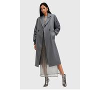 AllSaints Paulah Coat Eiffel Grey size 4 | Double Breasted Coats Outlet | Women | Gray 4