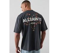 AllSaints Pentacle Short Sleeve T-Shirt, Black, Size L, Men Black