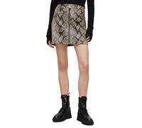 AllSaints Piper Snake Skirt Black/natural size 10 | Leather Skirts Outlet | Women | Black 10