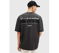 AllSaints Redact Crew T-Shirt, Black, Size 2Xl, Men Black