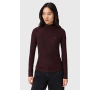 AllSaints Rina Ls Roll Neck Oxblood Red size M | Longsleeves Outlet | Women | Red M