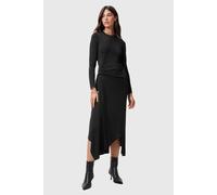 AllSaints Rivi Dress Black size 4 | Midi Dresses Outlet | Women | Black 4