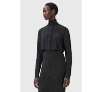 AllSaints Sabine Dress Charcoal Grey size L | Maxi Dresses Outlet | Women | Black L