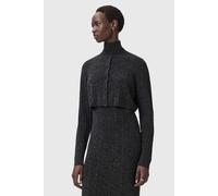 AllSaints Sabine Dress Charcoal Grey size M | Maxi Dresses Outlet | Women | Black M