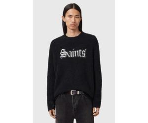 AllSaints Saints Crew Black/chalk White size L | Sweaters Outlet | Men | Black L