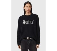 AllSaints Saints Crew Black/chalk White size XL | Sweaters Outlet | Men | Black XL