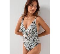 AllSaints Saph Swimsuit, Brown, Size 8, Women Brown