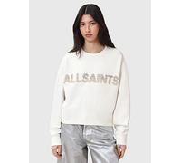 AllSaints Separo Pearl Sweatshirt - White, White, Size Xs, Women White