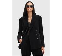 AllSaints Sevenh Cord Blazer Black size 2 | Double Breasted Coats Outlet | Women | Black 2