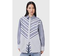 AllSaints Shannon Stripe Shirt White/blue size 8 | Blouses Outlet | Women | White 8
