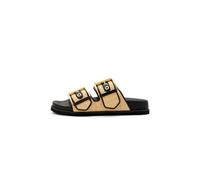AllSaints Sian Raffia Sandal Natural/black size 38 | Sandals Outlet | Women | Brown 38