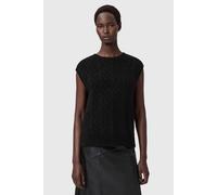 AllSaints Sirius Cable Tank Black size XS | Sweaters Outlet | Women | Black XS