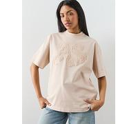 AllSaints Snarl Etta Tee, Pink, Size S, Women Pink