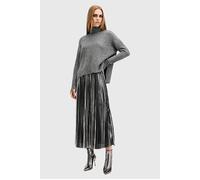 AllSaints Spark Dress Grey Marl/silver size S | Midi Dresses Outlet | Women | Gray S