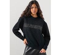 AllSaints Sprinkle Etta Sweatshirt, Black, Size M, Women Black