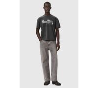 AllSaints Sun City Ss Crew Washed Black size M | Basic T-Shirts Outlet | Men | Black M