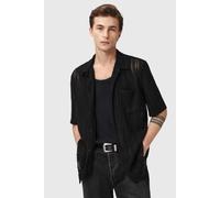 AllSaints Sylvan Ss Shirt Jet Black size M | Casual Shirts Outlet | Men | Black M