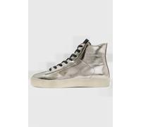 AllSaints Tana Met High Top Silver size 37 | Sneakers Outlet | Women | Gray 37