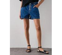 AllSaints Tay Denim Short, Blue, Size 30, Women Blue