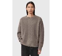 AllSaints Tenter Crew Fawn Brown size S | Sweaters Outlet | Men | Brown S