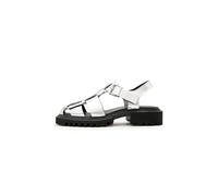 AllSaints Tess Sandal Silver size 36 | Sandals Outlet | Women | Brown 36