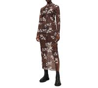 AllSaints Tia Alessandra Dress Animal Brown size 34 | Midi Dresses Outlet | Women | Brown 34