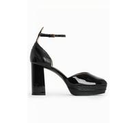AllSaints Tiffany Platform Hee Black Shine size 39 | Sandals Outlet | Women | Black 39