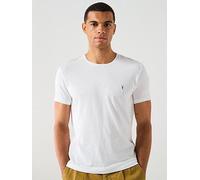 AllSaints Tonic Crew Neck Slim Fit & T-Shirt, White, Size L, Men White