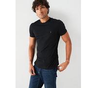 AllSaints Tonic Crew Neck T-Shirt, Black, Size S, Men Black