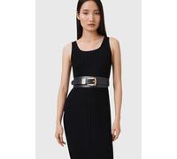 AllSaints Trinity Alcor Belt Black/warm Brass size L-XL | Outlet | Women | Black L-XL