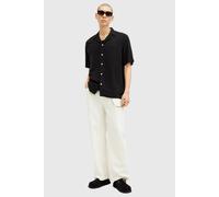 AllSaints Under Emb Ss Shirt Black size XS | Formal Shirts Outlet | Men | Black XS