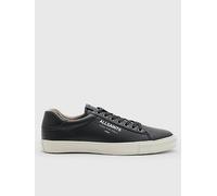 AllSaints Underground Leather Sneaker, Black, Size 8, Men Black
