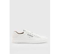 AllSaints Underground Leather Sneaker, White, Size 10, Men White